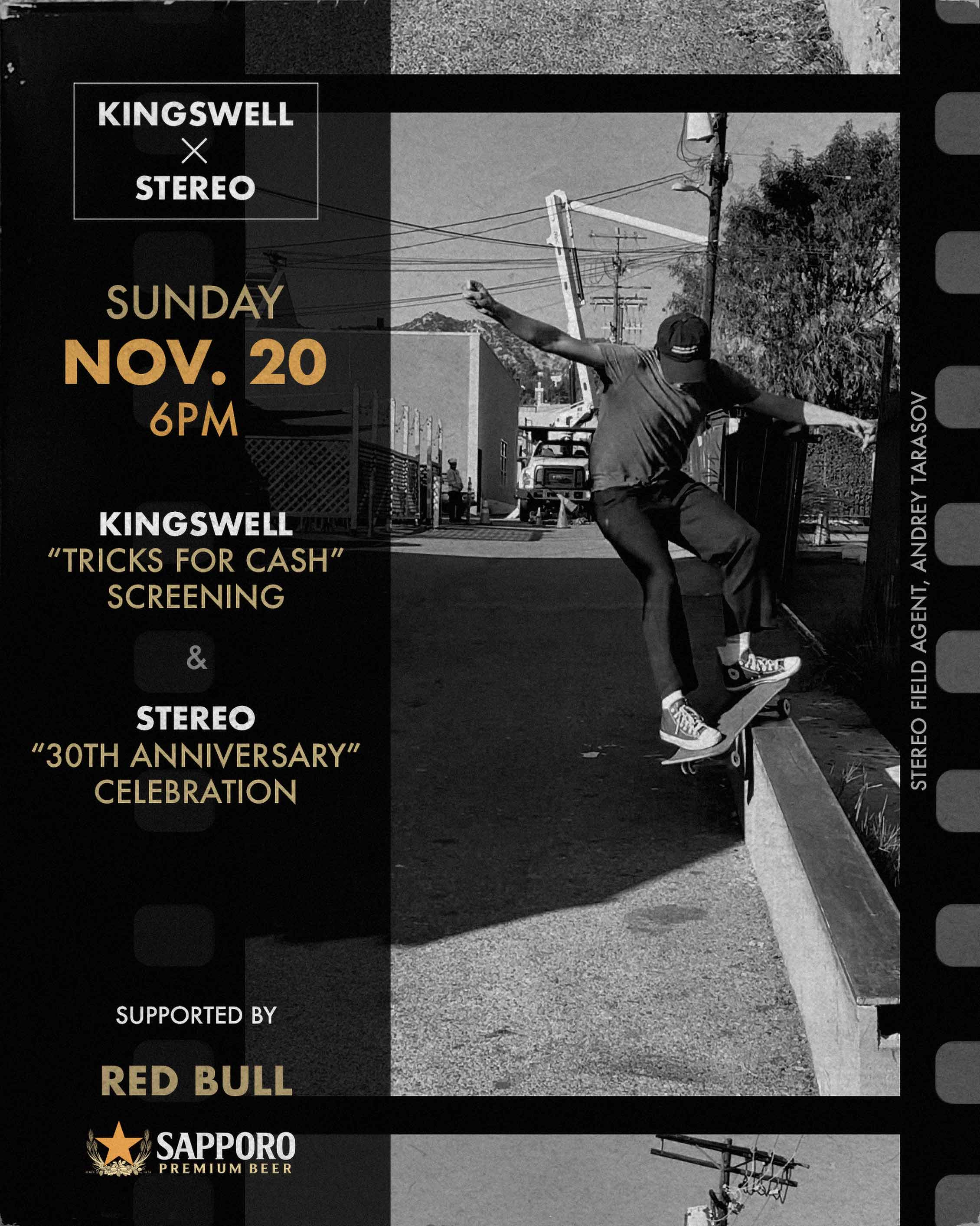 Stereo Skateboards Kingswell event Andrey Tarasov