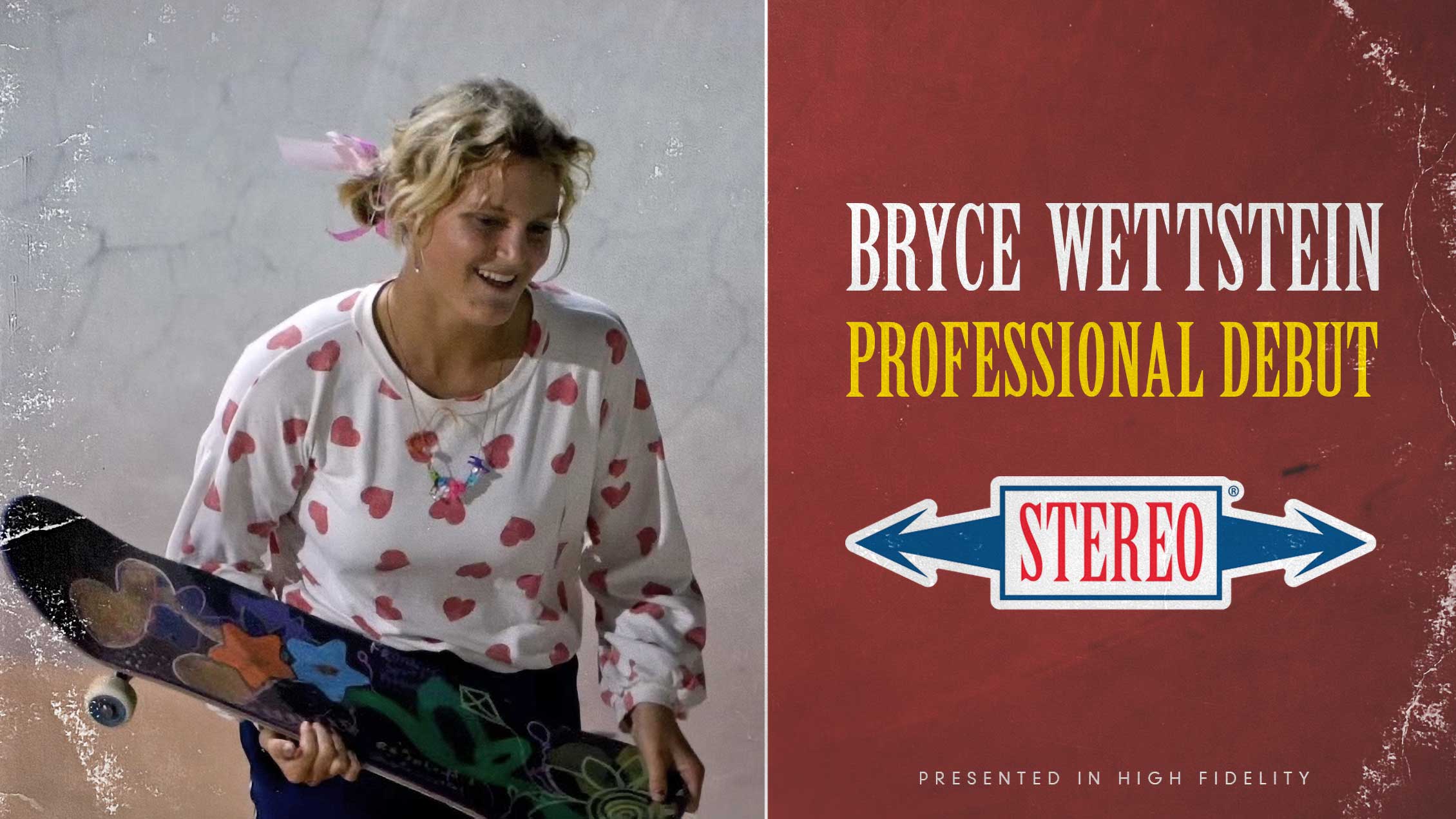 Stereo Presents - Bryce Wettstein, Professional Debut