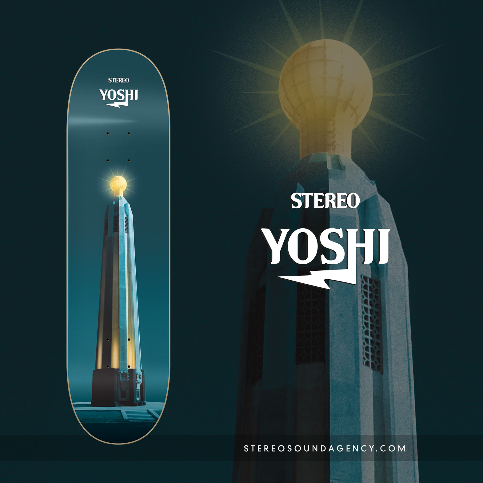 Stereo - Yoshi Tanenbaum - Edison Tower Graphic