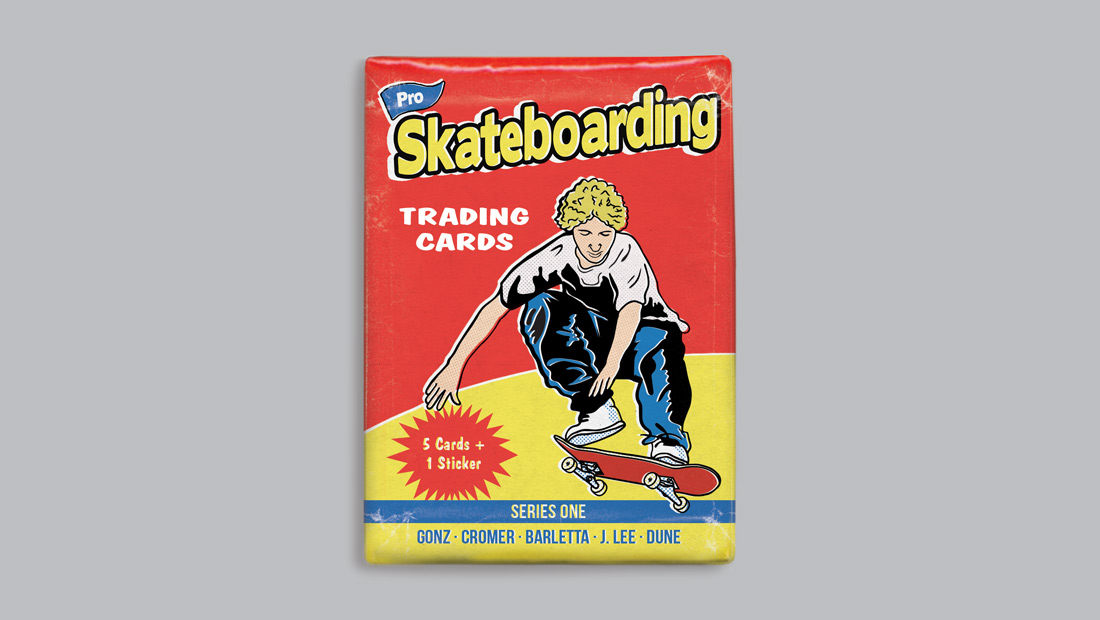 Skateboarding Trading Cards Wax Pack